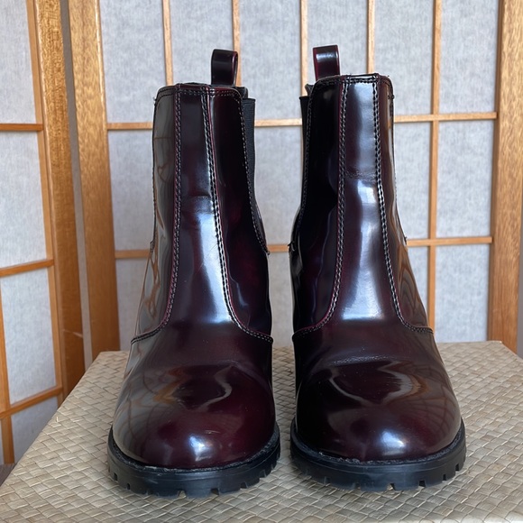 Steve Madden Oxblood Burgundy Anarchy Boots with 3.5”Heel Size 7M - Picture 5 of 11